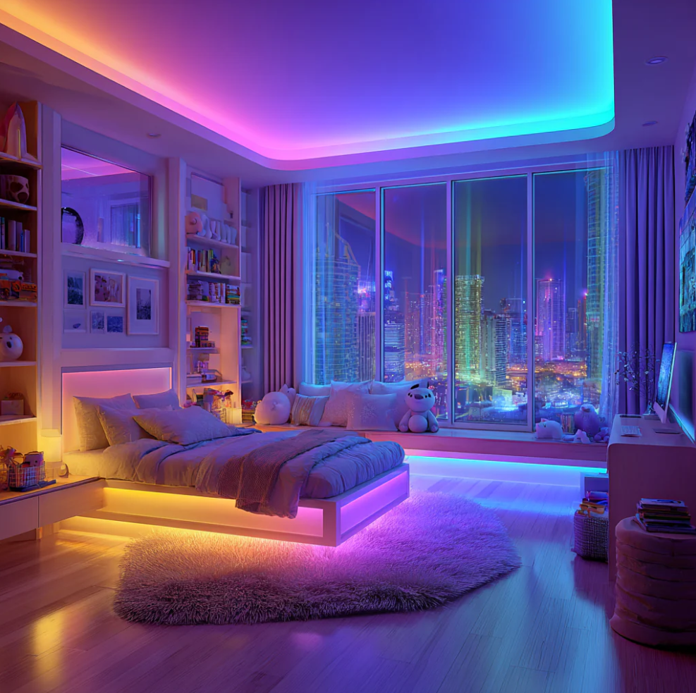 LED Strip COB 576 LEDs/m RGB 24V IP20 5М/16.4ft